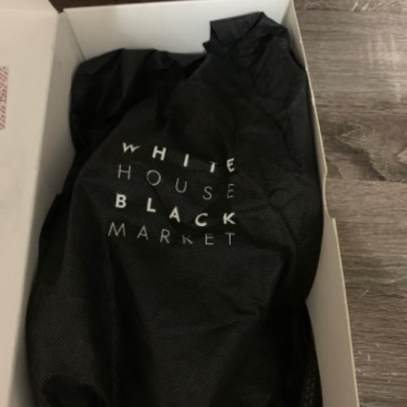 WHBM Ella Black Micro extc Heels - Picture 8 of 10